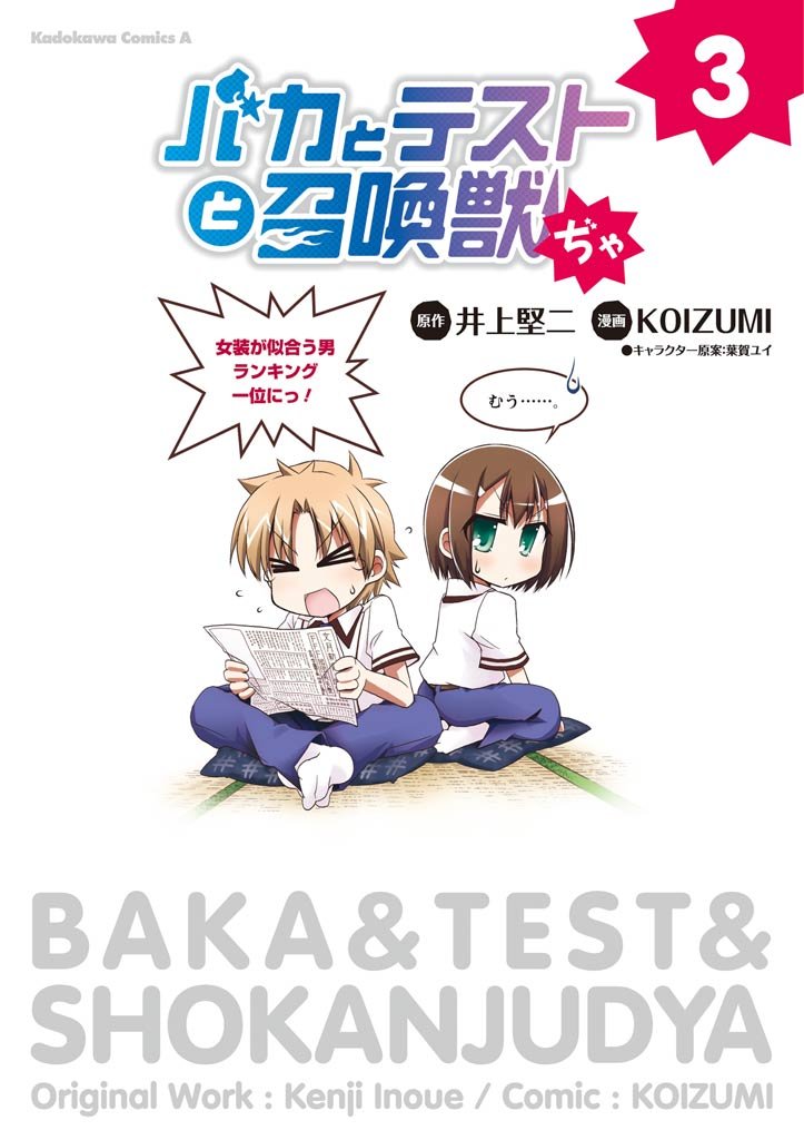 バカとテストと召喚獣ぢゃ　3巻