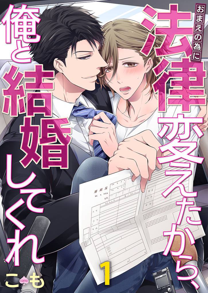 おまえの為に法律変えたから、俺と結婚してくれ１