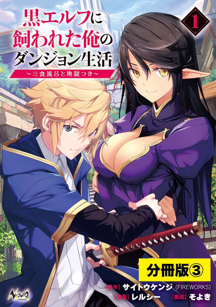 黒エルフに飼われた俺のダンジョン生活~三食風呂と地獄つき~【分冊版】(ノヴァコミックス)3