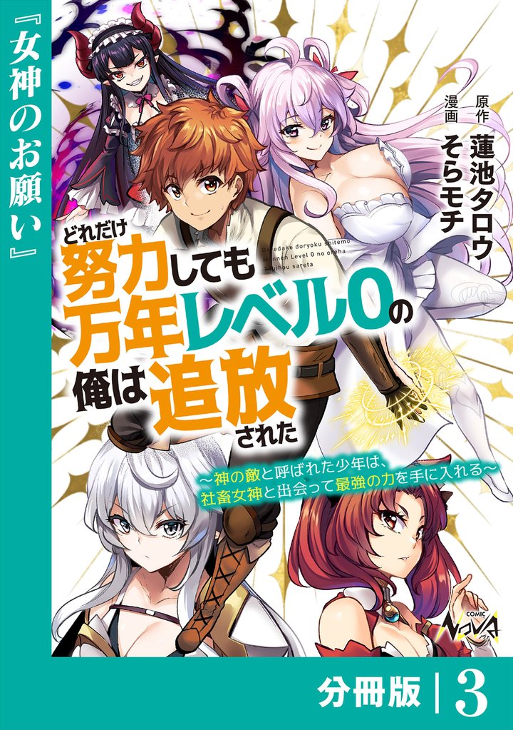 どれだけ努力しても万年レベル０の俺は追放された～神の敵と呼ばれた少年は、社畜女神と出会って最強の力を手に入れる～【分冊版】（ノヴァコミックス）３