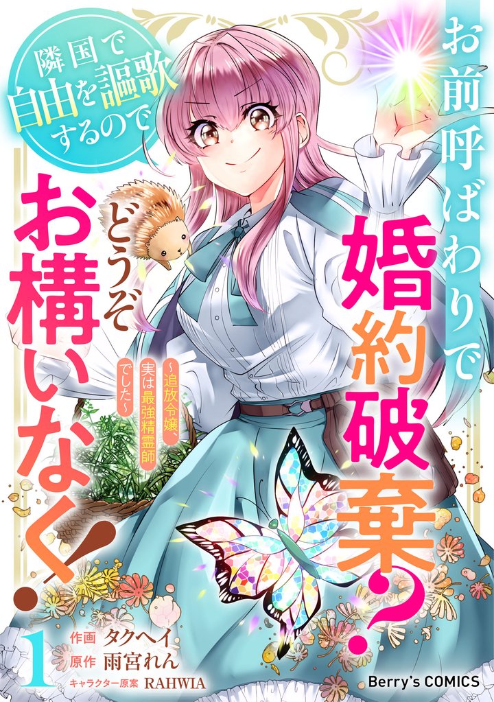 お前呼ばわりで婚約破棄?隣国で自由を謳歌するのでどうぞお構いなく!~追放令嬢、実は最強精霊師でした~1巻